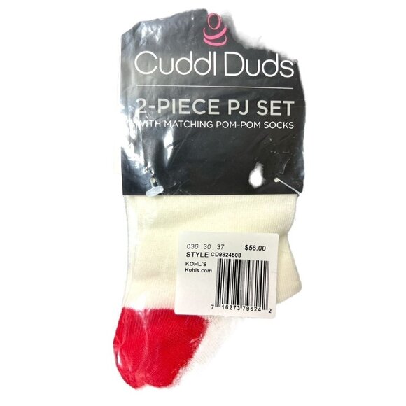 Cuddl Duds Womens Black Soft Sweater Knit Socks Pajamas 3 Pc Sets Plus Sz 3X New - Picture 7 of 8